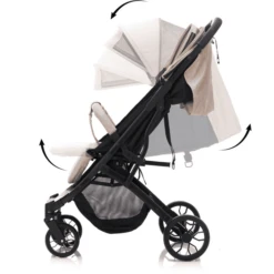 Fill Kinderwagen Style R Elite Sand Melange -Kleine Wondertjes fill kinderwagen style r elite sand melange a411206 3