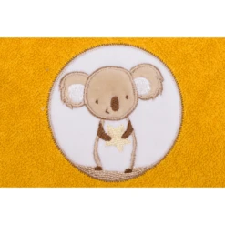 Fillikid Badcape Met Capuchon Koala Honing 75x75 Cm -Kleine Wondertjes fillikid badcape met capuchon koala honing 75x75 cm a375595 2
