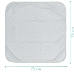Fillikid Badcape Met Capuchon Lichtgrijs 75 X 75 Cm -Kleine Wondertjes fillikid badcape met capuchon lichtgrijs 75 x 75 cm a317452 4