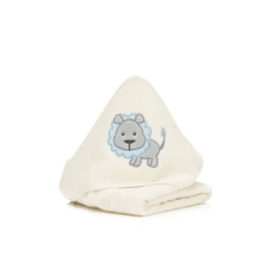 Fillikid Biologische Badhanddoekcrème Met Kap 75 X 75 Cm