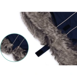 Fillikid Hand Warmer Halifax Met Bont Marine -Kleine Wondertjes fillikid hand warmer halifax met bont marine a377025 3