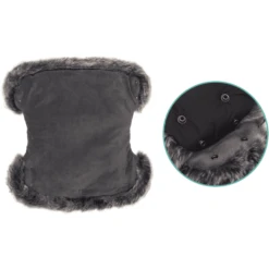 Fillikid Handwarmer Halifax Met Bont Zwart -Kleine Wondertjes fillikid handwarmer halifax met bont zwart a377031 4