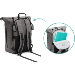 Fillikid Luier Rugzak Dublin Grijs Gemêleerd -Kleine Wondertjes fillikid luier rugzak dublin grijs gemeleerd a317967 2