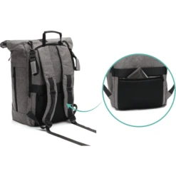 Fillikid Luier Rugzak Dublin Grijs Gemêleerd -Kleine Wondertjes fillikid luier rugzak dublin grijs gemeleerd a317967 3