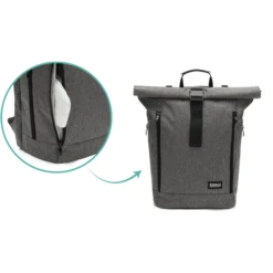 Fillikid Luier Rugzak Dublin Grijs Gemêleerd -Kleine Wondertjes fillikid luier rugzak dublin grijs gemeleerd a317967 4