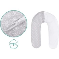 Fillikid Luxe Verzorgingskussen 190 Cm Kubus Grijs -Kleine Wondertjes fillikid luxe verzorgingskussen 190 cm kubus grijs a317378 2