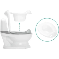 Fillikid Mini Toilet Grijs/wit -Kleine Wondertjes fillikid mini toilet grijs wit a301332 2