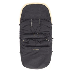 FILLIKID Voetenzak Lamsvacht Makalu Melange Zwart -Kleine Wondertjes fillikid voetenzak lamsvacht makalu melange zwart a279321 3