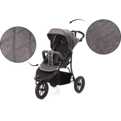 Fillikid Wandelwagen Jogger Donkergrijs Gemêleerd -Kleine Wondertjes fillikid wandelwagen jogger donkergrijs gemeleerd a299726 4