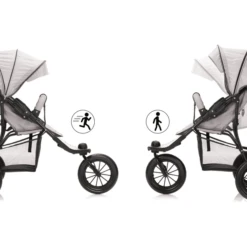 Fillikid Wandelwagen Jogger Licht Grijs Gemêleerd -Kleine Wondertjes fillikid wandelwagen jogger licht grijs gemeleerd a299725 2
