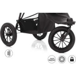 Fillikid Wandelwagen Jogger Licht Grijs Gemêleerd -Kleine Wondertjes fillikid wandelwagen jogger licht grijs gemeleerd a299725 3