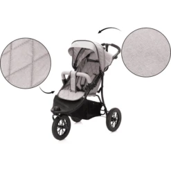 Fillikid Wandelwagen Jogger Licht Grijs Gemêleerd -Kleine Wondertjes fillikid wandelwagen jogger licht grijs gemeleerd a299725 4