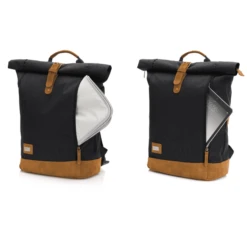 Fillikid Wikkelrugzak Berlijn Zwart Melange -Kleine Wondertjes fillikid wikkelrugzak berlijn zwart melange a299343 3