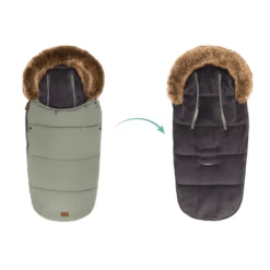 Fillikid Winter Footmuff Manaslu Polyester Sage -Kleine Wondertjes fillikid winter footmuff manaslu polyester sage a376084 2