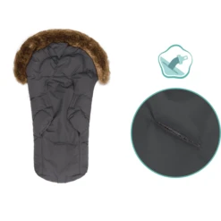 Fillikid Winter Voetenzak Lhotse Voor Autostoel Grijs -Kleine Wondertjes fillikid winter voetenzak lhotse voor autostoel grijs a318929 4