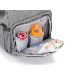 Fillikid Wisselende Rugzak Paris Melange Lichtgrijs -Kleine Wondertjes fillikid wisselende rugzak paris melange lichtgrijs a291241 4