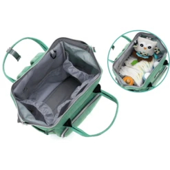 Fillikid Wisselende Rugzak Paris Melange Mint -Kleine Wondertjes fillikid wisselende rugzak paris melange mint a291237 2