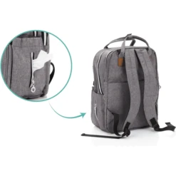 Fillikid Wisselende Rugzak Rome Lichtgrijs Gemêleerd -Kleine Wondertjes fillikid wisselende rugzak rome lichtgrijs gemeleerd a290535 1