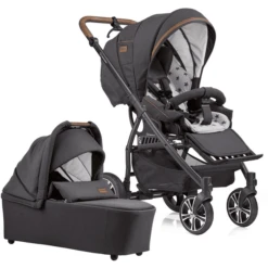 GESSLEIN Combi Kinderwagen F4 Air+, Antraciet / Star