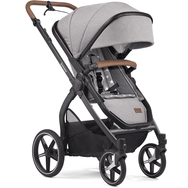 GESSLEIN FX4 Life Combi Kinderwagen, Lichtgrijs / Sterren 2 GESSLEIN FX4 Life Combi Kinderwagen, Lichtgrijs / Sterren - Afbeelding 2
