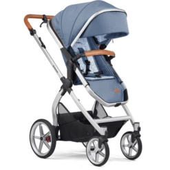 GESSLEIN FX4 Life Combi Kinderwagen, Medium Blauw / Palmboom -Kleine Wondertjes gesslein fx4 life combi kinderwagen medium blauw palmboom a379685 3