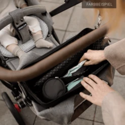 GESSLEIN Luiertas N°5, Ijsblauw Gevlekt -Kleine Wondertjes gesslein luiertas n5 ijsblauw gevlekt a380936 3