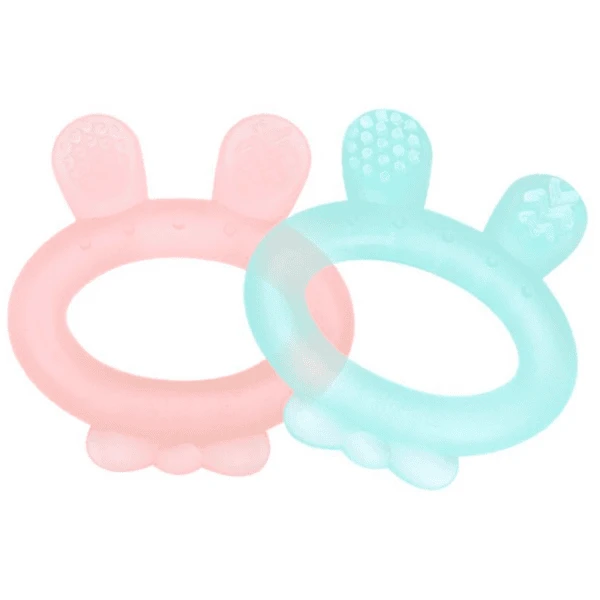 Haakaa® Bijtring Konijnenoor, Roze 3 Haakaa® Bijtring Konijnenoor, Roze - Afbeelding 3