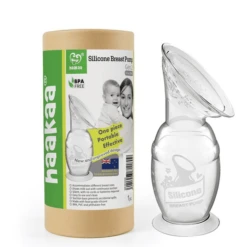 Haakaa® Borstkolf, Met Zuigvoet 100ml -Kleine Wondertjes haakaa borstkolf met zuigvoet 100ml a344214 2