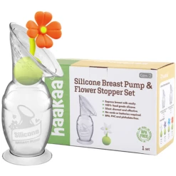 Haakaa® Borstkolf Met Zuigvoet 100ml Incl. Bloemdop In Orange 7 Haakaa® Borstkolf Met Zuigvoet 100ml Incl. Bloemdop In Orange -Kleine Wondertjes haakaa borstkolf met zuigvoet 100ml incl bloemdop in orange a354629 2