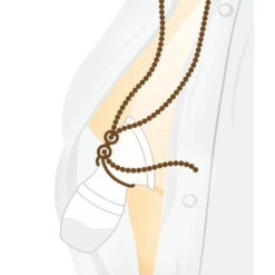 Haakaa® Halsketting Voor Borstkolf, Navy -Kleine Wondertjes haakaa halsketting voor borstkolf navy a343804 1