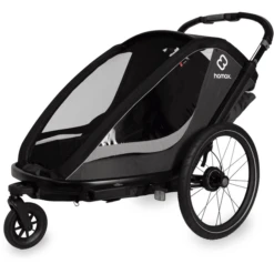 Hamax Kinderfietskar Cocoon ONE Met Verstelbare Slaapstand Grijs/ Black -Kleine Wondertjes hamax kinderfietskar cocoon one met verstelbare slaapstand grijs black a415138 3