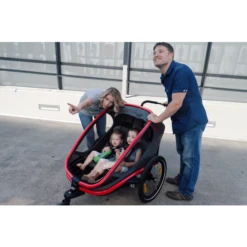 Hamax Kinderfietskar Outback Met Rugleuningverstelling Green Black -Kleine Wondertjes hamax kinderfietskar outback met rugleuningverstelling green black a319086 1