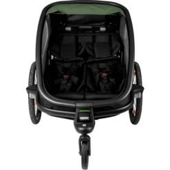 Hamax Kinderfietskar Outback Met Rugleuningverstelling Green Black -Kleine Wondertjes hamax kinderfietskar outback met rugleuningverstelling green black a319086 3