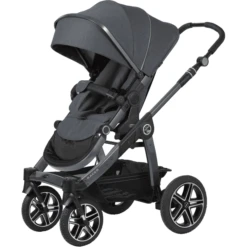 Hartan Kinderwagen Racer GTX Met Handrem Causal Collection Blauw Stone (908) Framekleur Platina