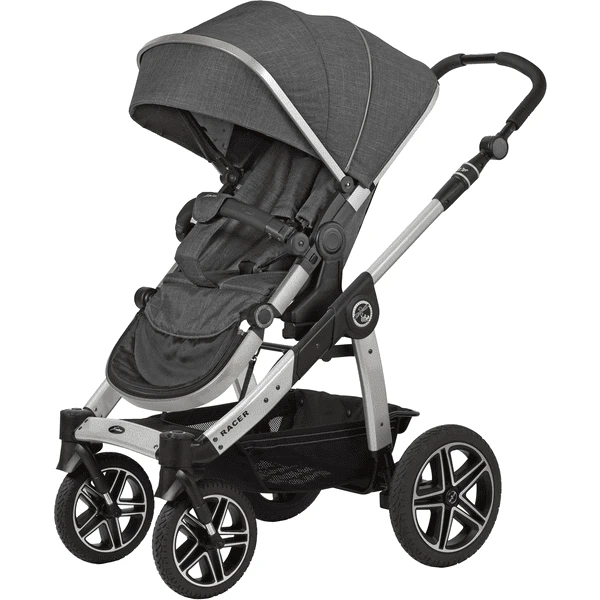 Hartan Kinderwagen Racer GTX Met Handrem Little Tiger (200) Framekleur Zilver 1 Hartan Kinderwagen Racer GTX Met Handrem Little Tiger (200) Framekleur Zilver
