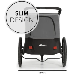 Hauck 2in1 Fietskar En Buggy Dryk Duo Grijs -Kleine Wondertjes hauck 2in1 fietskar en buggy dryk duo grijs a314062 3