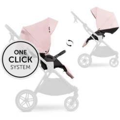 Hauck Bevestiging Kinderwagen Vision X Melange Rose -Kleine Wondertjes hauck bevestiging kinderwagen vision x melange rose a300292 2
