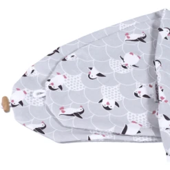 HOBEA-Duitse Verpleegkussenhoes Pinguïn Grijs Wit -Kleine Wondertjes hobea duitse verpleegkussenhoes pinguin grijs wit a298849 1