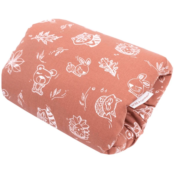 HOBEA-Duitsland Mini Verpleegkussen Bosbewoners Roestrood 1 HOBEA-Duitsland Mini Verpleegkussen Bosbewoners Roestrood