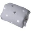 HOBEA-Germany Mini Voedingskussen Sterren Wit Grijs
