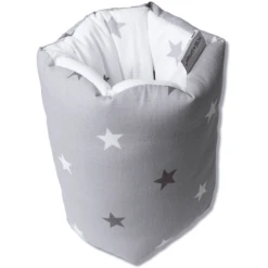 HOBEA-Germany Mini Voedingskussen Sterren Wit Grijs -Kleine Wondertjes hobea germany mini voedingskussen sterren wit grijs a269904 2
