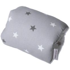 HOBEA-Germany Mini Voedingskussen Sterren Wit Grijs