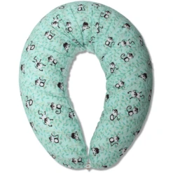 HOBEA-Germany Voedingskussen Aapjes Mint Wit -Kleine Wondertjes hobea germany voedingskussen aapjes mint wit a267355 3