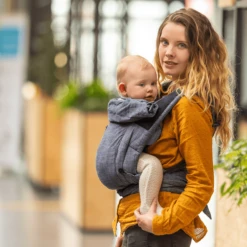 Hoppediz Draagzak Bondolino Plus Popeline One Size Denim Zwart -Kleine Wondertjes hoppediz draagzak bondolino plus popeline one size denim zwart a272717 3