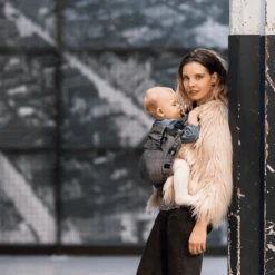 Hoppediz Draagzak Nabaca Basic-Set Regular Grijs Gemeleerd -Kleine Wondertjes hoppediz draagzak nabaca basic set regular grijs gemeleerd a266009 4