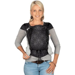 Hoppediz Pasgeboren Babydraagzak Primeo Jacquard Malmö Stone -Kleine Wondertjes hoppediz pasgeboren babydraagzak primeo jacquard malmoe stone a299609 4