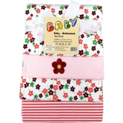 HÜTTE & CO Molleton Sjaals 4 Pakjes Bloemen -Kleine Wondertjes huette amp co molleton sjaals 4 pakjes bloemen a301890 2