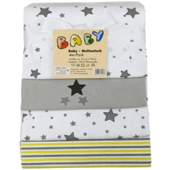 HÜTTE & CO Molleton Wipes 4-pack Sterren -Kleine Wondertjes huette amp co molleton wipes 4 pack sterren a301896 2