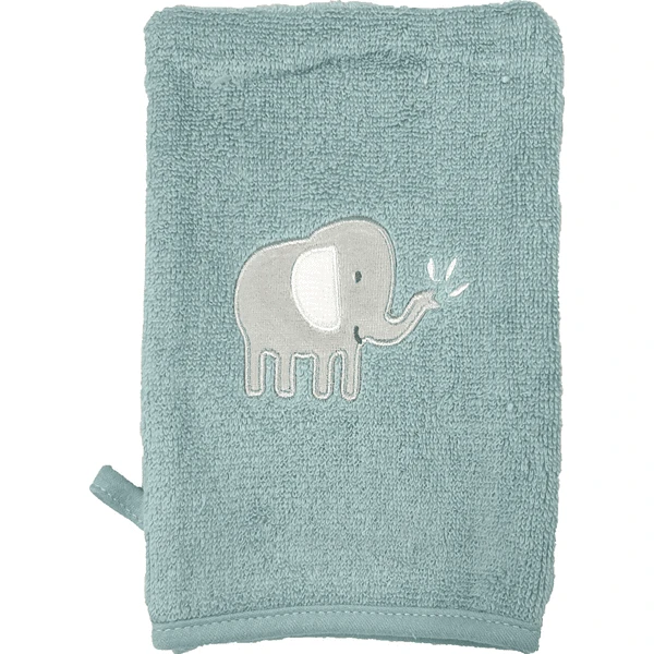 HÜTTE & CO-washandschoen 2-pack Mint 2 HÜTTE & CO-washandschoen 2-pack Mint - Afbeelding 2