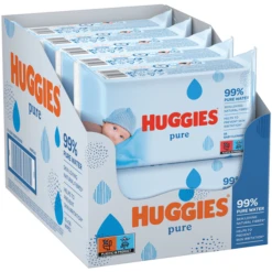 Huggies Zuivere Vochtige Babydoekjes 10 X 56 Doekjes -Kleine Wondertjes huggies zuivere vochtige babydoekjes 10 x 56 doekjes a298934 4